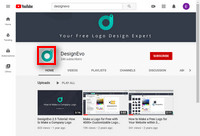 youtube channel icon illustration