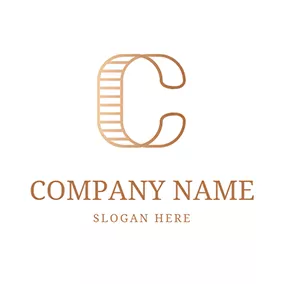 Cc Logo 3D Line Ladder Letter C C logo design