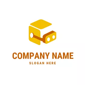 VR Logo 3D Shape and Vr Equipment logo design