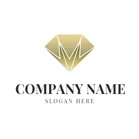 ジュエリーロゴ 3D Diamond and Jewelry logo design
