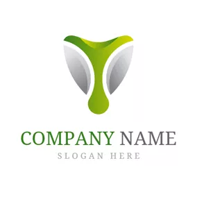 Yロゴ 3D Drop and Letter Y logo design