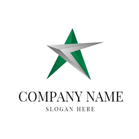 Ca Logo 3D Five Pointed Star Letter C A logo design