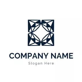 Logo En Diamant 3D Precious Diamond logo design