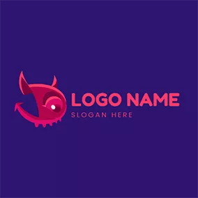 Demon Logo Abstract and Adorable Devil logo design