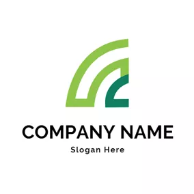 Science & Technology Logo Abstract and Simple Wifi logo design