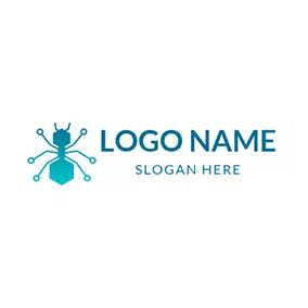 Ant Logo Abstract Ant Icon logo design
