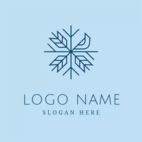 Eye Logo Abstract Bird Eye Snowflake logo design