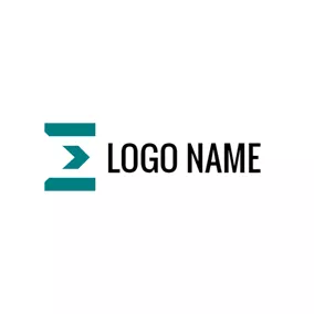 Sigma Logo Abstract Blue Sigma Icon logo design