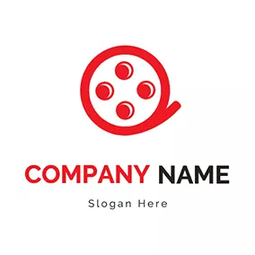 Button Logo Abstract Button logo design