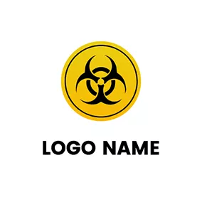 Toxic Logo Abstract Circle Toxic Logo logo design