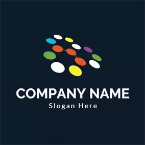 IT Logo Abstract Electronic Chip logo design