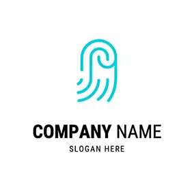 Jellyfish Logo Abstract Emblem Jellyfish logo design