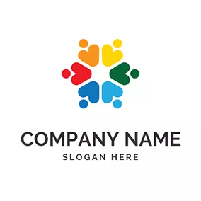 Company & Organization Logo Abstract Employees logo design