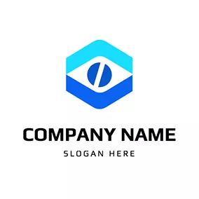 Eye Logo Abstract Eye and Developer logo design