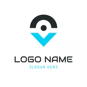 GPS Logo Abstract Gps Location Icon logo design