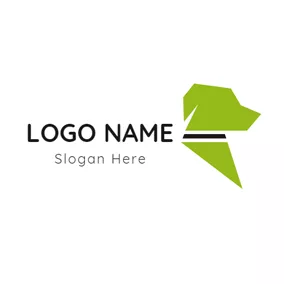 Abstract Logo Abstract Green Dog logo design
