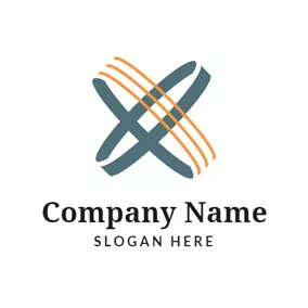 Abstract Logo Abstract Green Letter X logo design