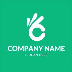 Ok Logo Abstract Hand and Ok logo design