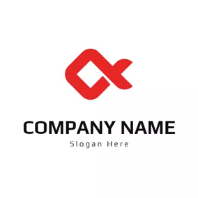 Logo Alphabet Abstract Letter A and Alpha logo design