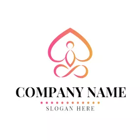 Lotus Logo Abstract Lotus and Woman logo design