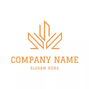 Maple Leaf Logo Abstract Maple Leaf logo design