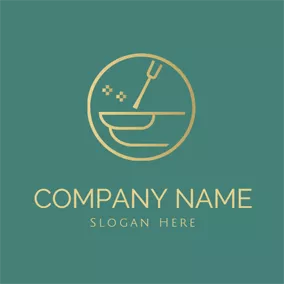 Nails Logo Abstract Nail Brush and Fingernail logo design