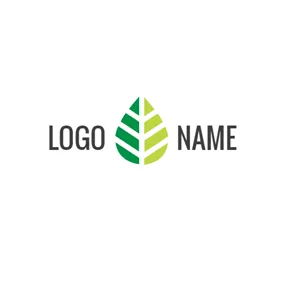 Nature Logo Abstract Nature Leaf logo design