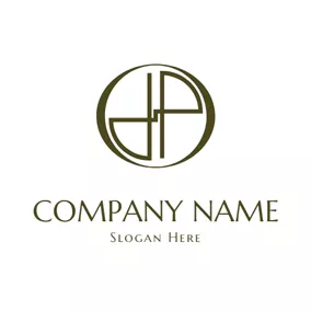 Logótipo Perfume Abstract Navy Perfume Bottle logo design