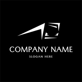 Transportation Logo Abstract Outline and Bus Head logo design