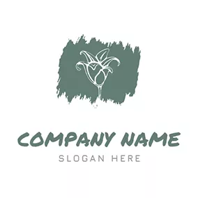 Logótipo Pintura Abstract Paint Lily logo design