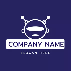 機器人logo Abstract Robot Head Icon logo design
