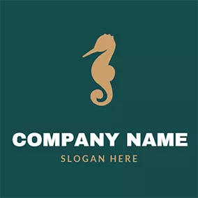 Animal & Pet Logo Abstract Seahorse Logo logo design