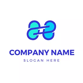 Seed Logo Abstract Seed Interaction Twins logo design