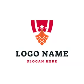 盾牌Logo Abstract Shield and Viking logo design