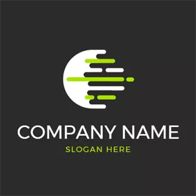 Ray Logo Abstract Speed and Ray logo design