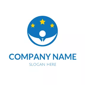 Leadership Logo Abstract Staff and Tie logo design