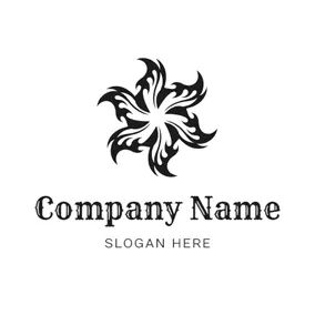 Tattoo Logo Abstract Tattoo Machine Blade logo design