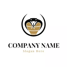 Cobra Logo Abstract Terrible Snake Head logo design