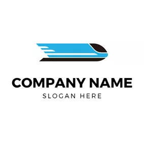 Train Logo Abstract Train and Railway Icon logo design