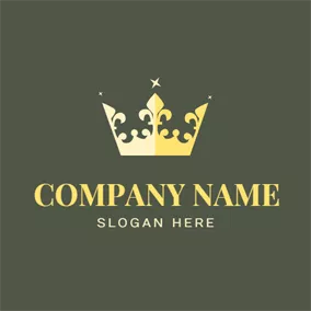 Imperial Logo Abstract Twinkle Crown logo design