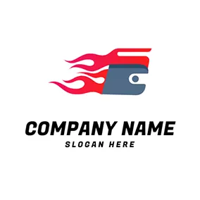 Finance & Insurance Logo Abstract Wallet Logo logo design