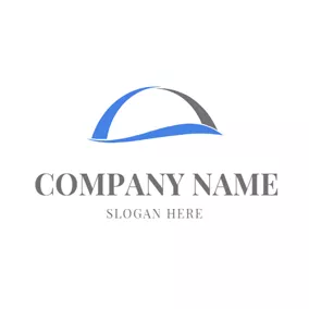 Logótipo Onda Abstract Wave and Arch logo design