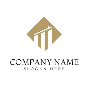 Finance & Insurance Logo Abstract White Bar Chart logo design