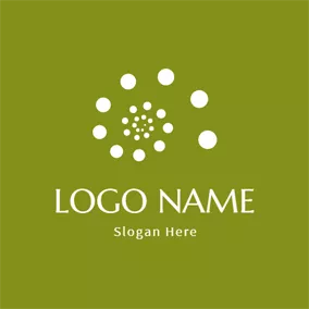 Psychology Logo Abstract White Vortex Icon logo design