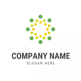 區塊鏈 Logo Abundant Atom and Blockchain logo design