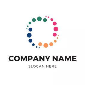 Planet Logo Abundant Colorful Planet logo design