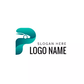 Logo Alphabet Alphabet P and Motor Vehicle logo design