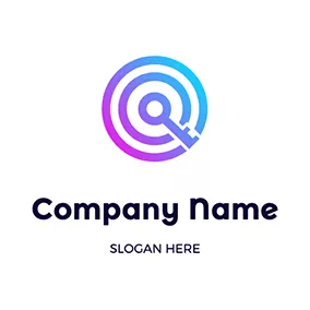 Logótipo Chave Annulus and Key logo design