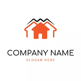 Agriculture Logo Arrow and House logo design