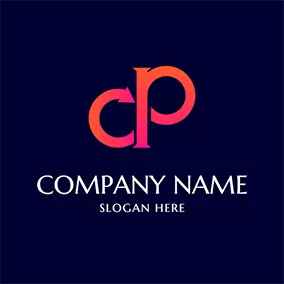 Dp Logo Arrow Gradient Letter D P logo design